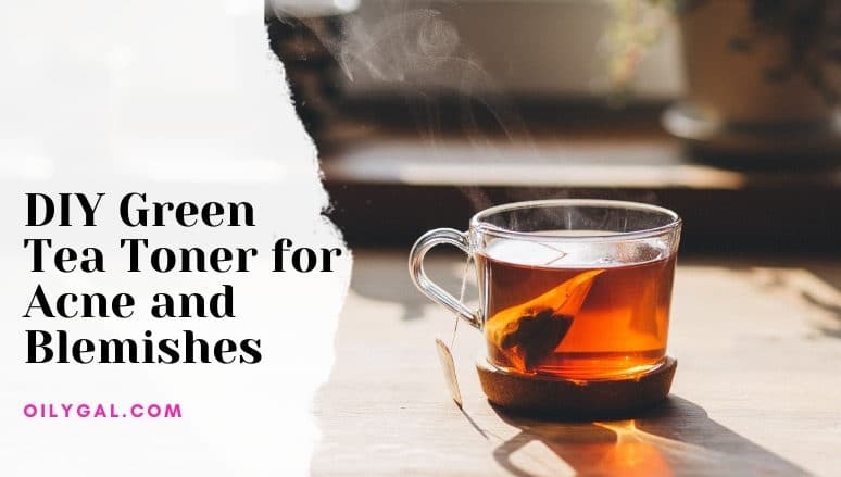 DIY Green Tea Toner for Acne