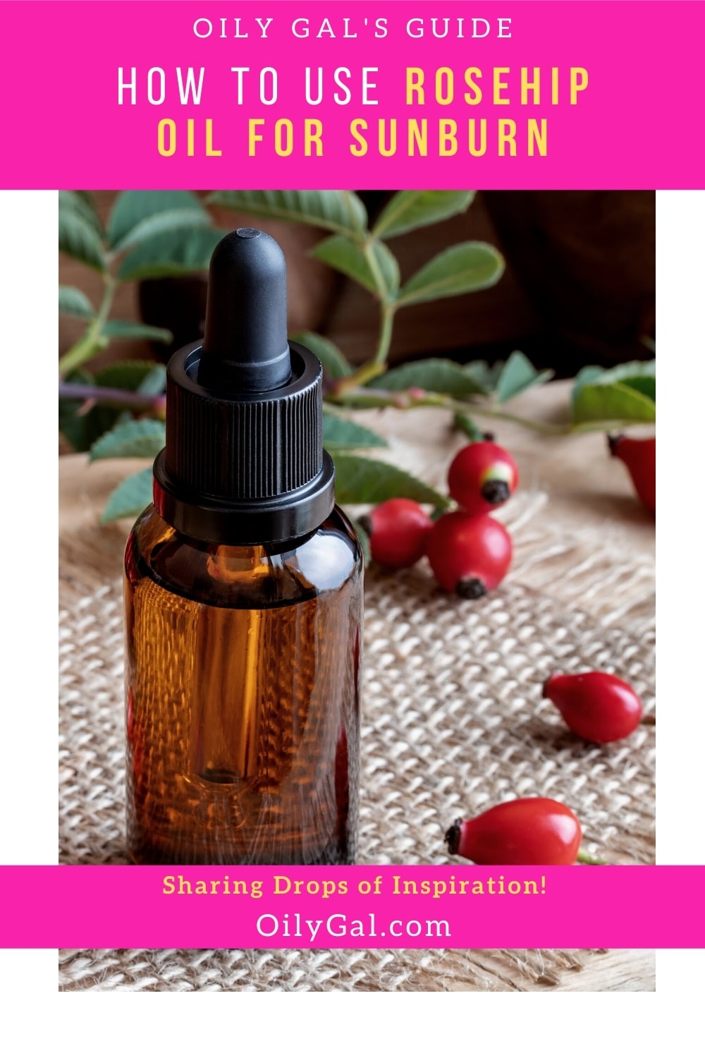 How to Use Rosehip Oil for sunburn