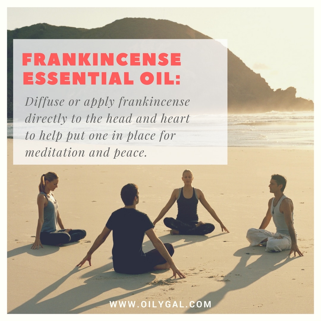 frankincense essential oil for meditation and peace
