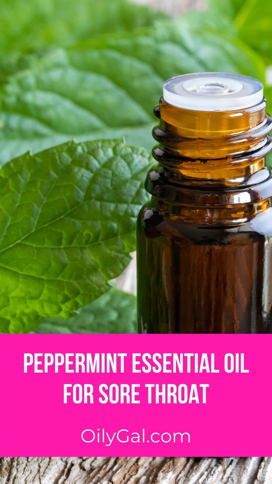 Peppermint Essential Oil for Sore Throat
