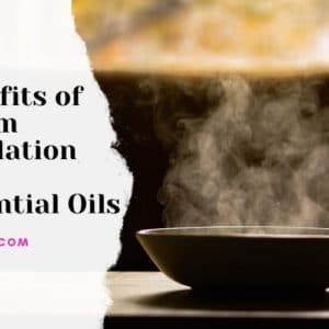 steam inhalation with essential oils